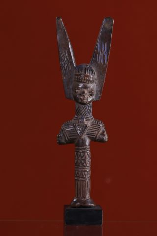 Hochet de danse ou sceptre pour le cultede Shango