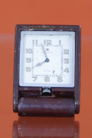Pendulette réveil de voyage, mécanique, 8 jours