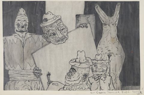Jorge Castillo (né en 1933) Dans l'atelier