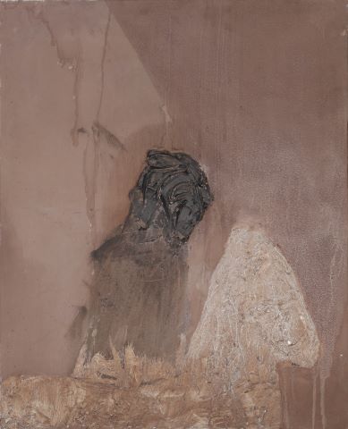 Sans titre, Cavalier (fond gris)