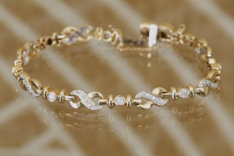 Bracelet ligne articulé