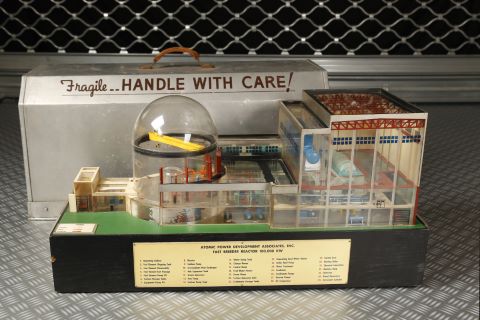 Maquette de la centrale nucléaire EnricoFermi