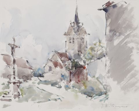 Wagner (Hans Jörg ?) Vues de la tour de Bruges