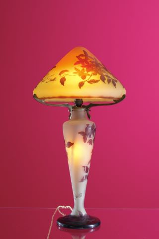 Émile Gallé (1846-1904) Lampe