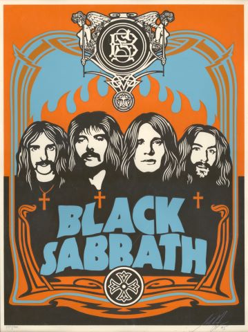 Shepard Fairey (né en 1970) Black Sabbath