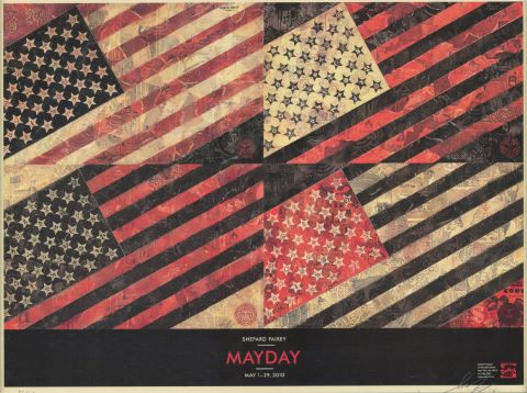 Shepard Fairey (né en 1970) Mayday
