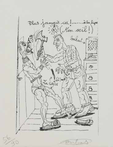 Robert Combas (né en 1957) Plus jamais ça !...à...