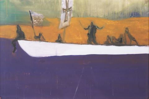 Peter Doig (né en 1959) Canoë