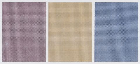 Sol Lewitt (1928-2007) Red, Yellow and Blue with...