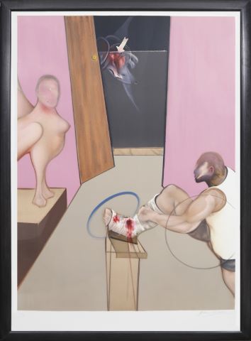 Francis Bacon (1909-1992) Œdipe et le Sphinx...