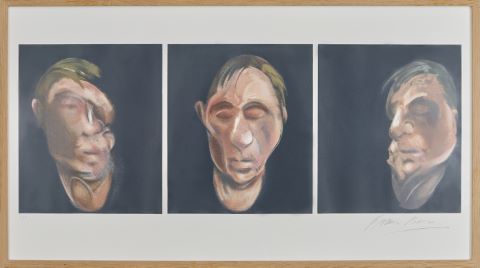 Trois études pour un autoportrait, d’après l’œuvre Three Studies for…