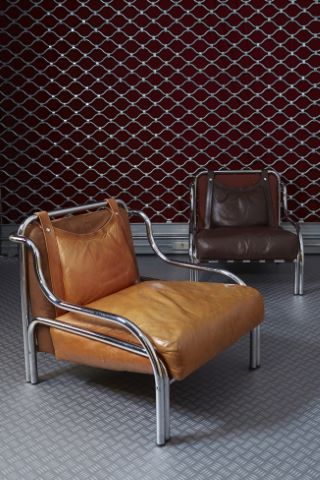 Ensemble de 2 fauteuils et un canapédeux places modèle «Stringa»