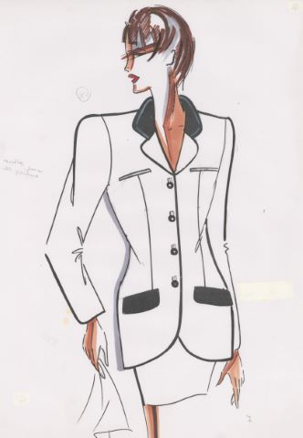 Ensemble de dessins de mode et bijoux