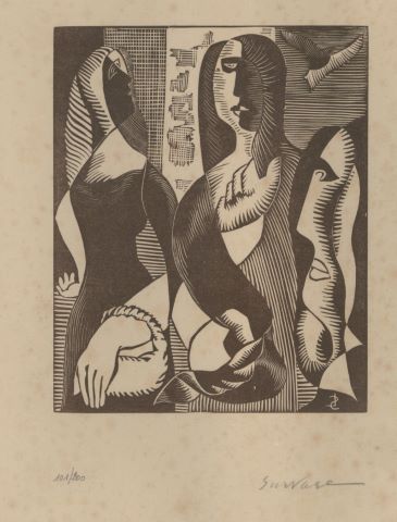 Léopold Survage (1879-1968) Femmes aux paniers
