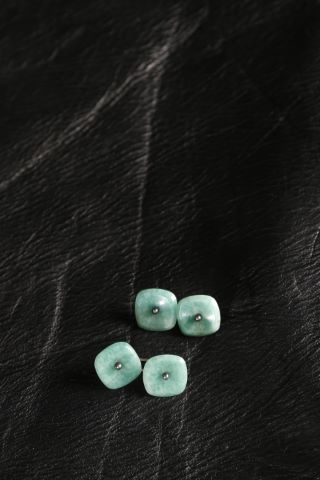 Paire de boutons de manchette double