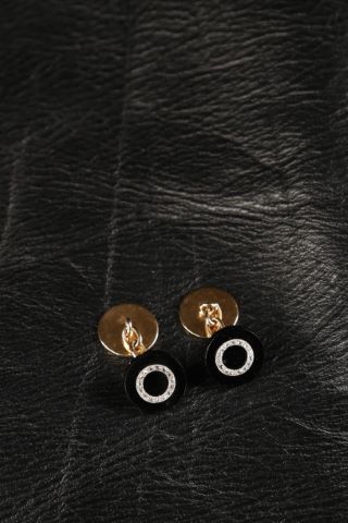 Paire de boutons de manchette double