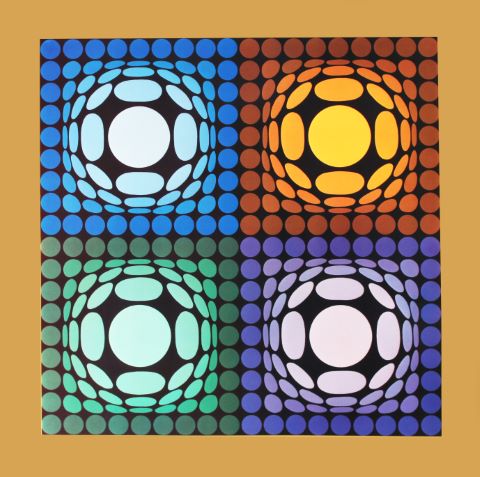 Victor Vasarely (1908-1997) Vega-Bi-Arct