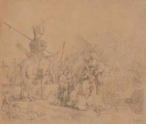 Rembrandt van Rijn (1606-1669) Le Baptême...