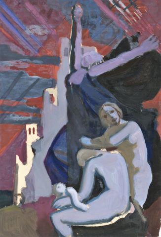 Paul Mantes (1921-2004) Les Horreurs de la guerre