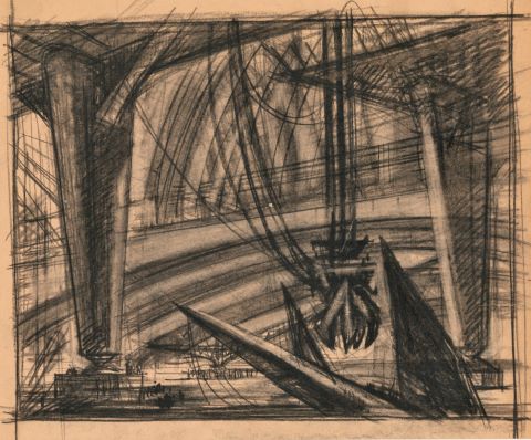 Paul Mantes (1921-2004) Chantier