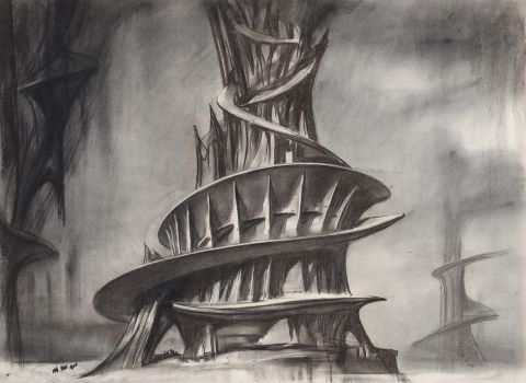 Paul Mantes (1921-2004) Tour fantastique