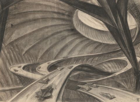 Autoroute futuriste