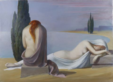 Paul Mantes (1921-2004) Deux femmes