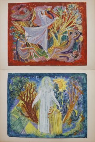Paul Mantes (1921-2004) Les Quatre saisons
