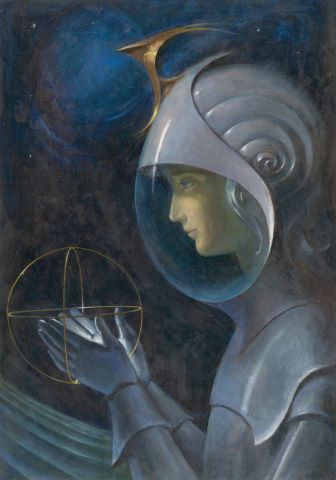 Paul Mantes (1921-2004) Sirène du cosmos