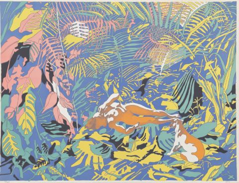 Femme dans la jungle