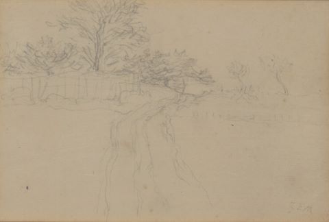 Jean-François Millet (1814-1875) Chemin...