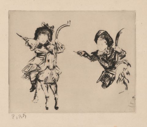 Paul Renouard (1845-1924) Enfants au manège