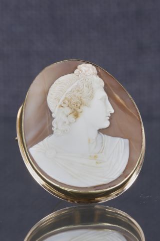 Broche camée