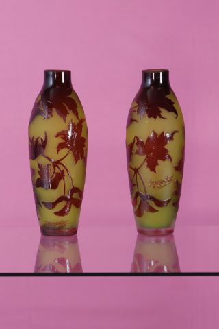 D'Argental Paire de vases