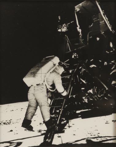 Buzz Aldrin s'apprête à marcher sur la Lune, Apollo 11
