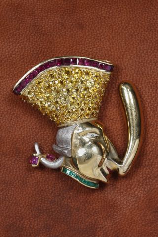 Mikhail Chemiakin (né en 1943) Broche personnage