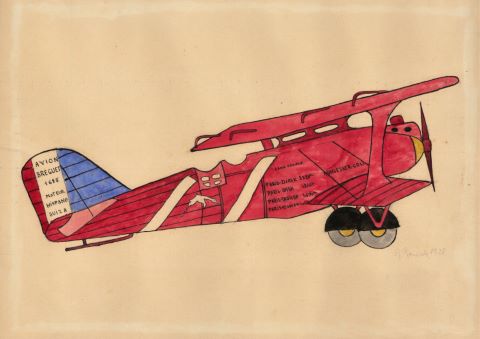 Études d’avions Morane-Saulnier type 221 et Bréguet Nungesser-Coli [3 œuvres]