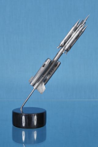 Maquette de soufflerie du missile cible CT.40/CT.41 réalisée par Nord…