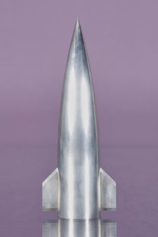 Maquette de soufflerie d’une tête de missile balistique