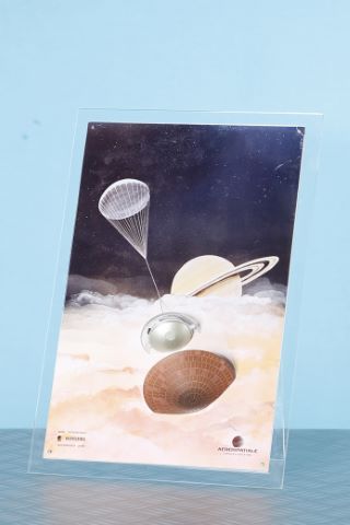 Présentoir de bureau de la sonde interplanétaire Huygens