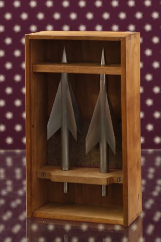 Deux maquettes de soufflerie de missiles ACAM 5301