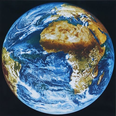 Vue de la Terre prise par Météosat-5