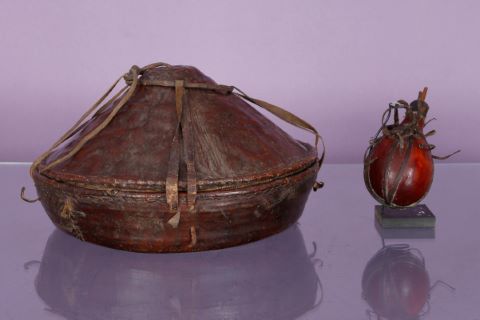 Éthiopie Pot à lait & Panier à pain [2 objets]