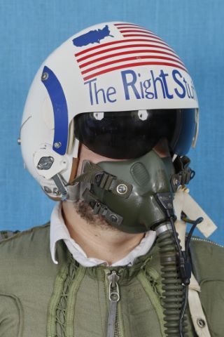 Casque de pilote de l’USAF « The Right Stuff »
