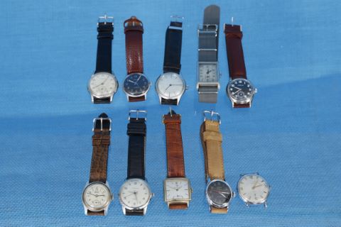 10 montres bracelet d’homme