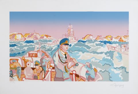 Charles Lapicque (1898-1988) La Marine