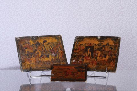 Trois scènes peintes