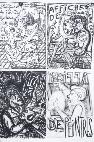 Robert Combas (né en 1957) Affiches de peintre