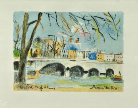 Maurice Utrillo (1883-1955) Pont-Neuf à Paris