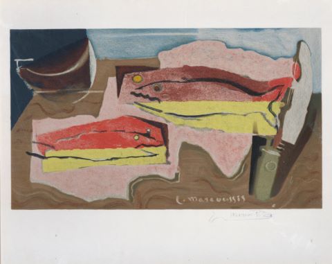 Nature morte aux poissons
